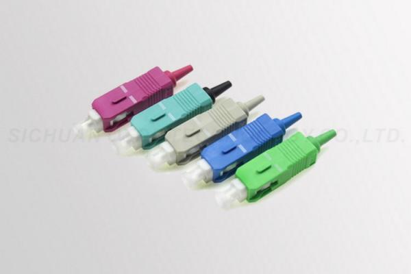 Buy cheap SC Fiber Optic Connector Multi Mode UPC ≥ 55dB APC ≥ 65dB Return Loss from wholesalers