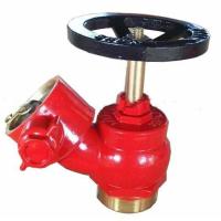 Buy cheap Fire Coupling Oblique Screw Landing Valve Grey Cast Iron To BS 1452 product