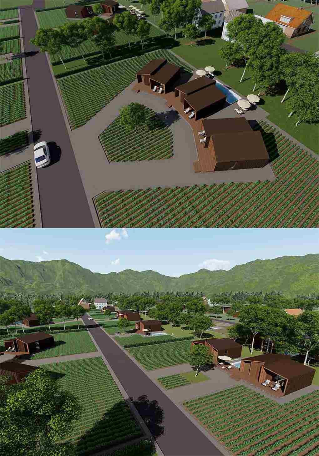 Unique Style Modern Design Prefab Homes , High Security Eco Friendly Prefab Homes