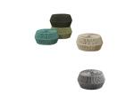 Dia 23.62'' X 19.69''H Round Rope Outsite Flower Pots