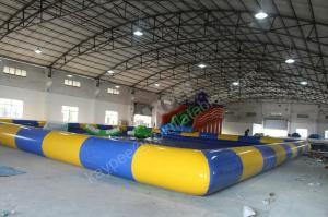 Buy cheap Inflatable slide with pool,inflatable gaint slide,Amusement water Park from wholesalers