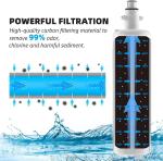 Refrigerator Water Filter Cartridge Replacement for 9690 469690 Fridge Water