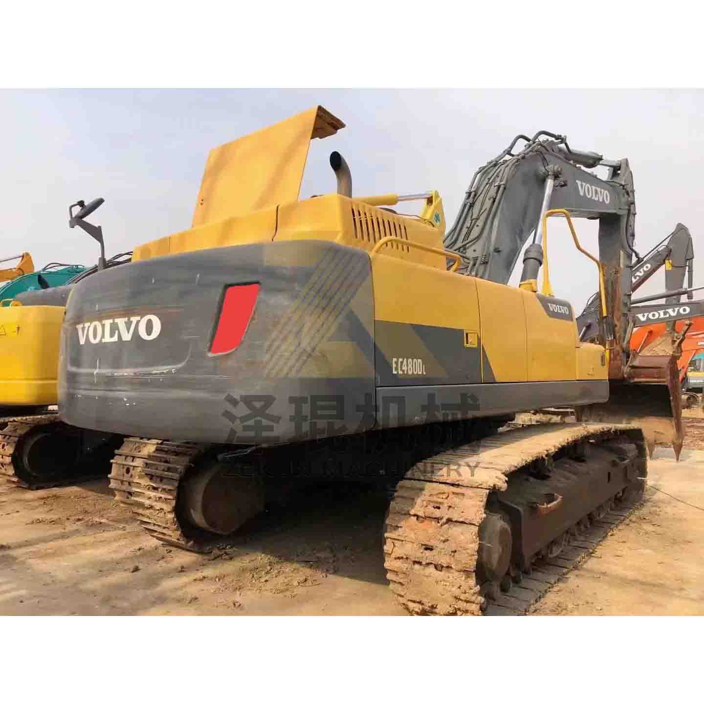 Second-Hand Volvo Ec480dl Excavator with 4600 Working Hours and Other Hydraulic Cylinder