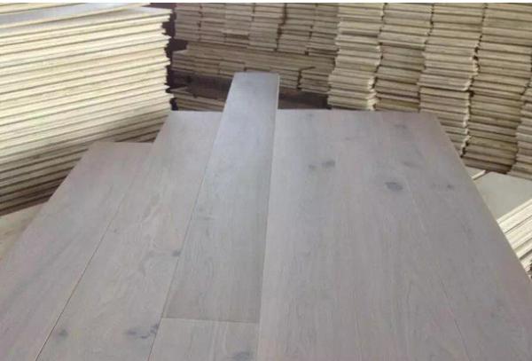 Buy cheap BCD grade 190mm wide smoked white Russian oak timber flooring from wholesalers