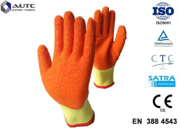 Mechanical Personal Protective Equipment Gloves Elasticated Cuff For Glass