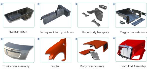 Buy cheap FRP auto parts, truck wind deflector,roof deflector from wholesalers