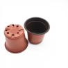 Buy cheap Sunflower gardening black plastic flower pot for nursery from wholesalers