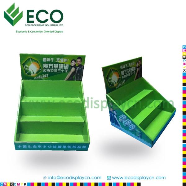 Buy cheap POP Advertising Counter Corrugated Cardbard Display For Retail Supermarket from wholesalers