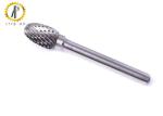 Aluminium Cutting Tungsten Carbide Bur Cutters Oval Shape E Long Using Life