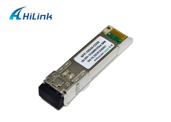 Buy cheap 10Gbps BiDi SFP+ Optical Transceiver, 10G WDM SFP+ 20km for Wired Single Fiber from wholesalers