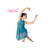 Buy cheap Sequin Tank Top Dance Competition Costumes , Leotard Under Mesh Skirt from wholesalers