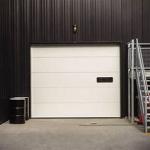 Fire Station 3000x3000 Industrial Sectional Door Coated Steel Sandwich 40mm