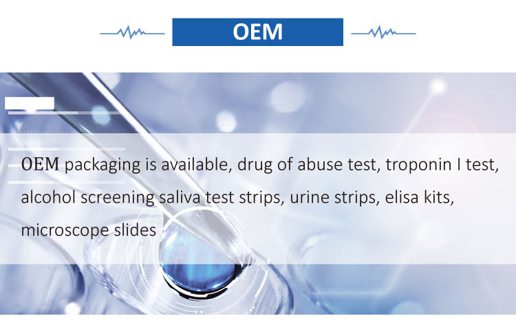 COT Cotinine saliva rapid test dip card