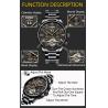 Buy cheap Fashion Stainless Steel Tourbillon Movement Mens Watch Waterproof KINYUED Automatic Mechanical Watches from wholesalers