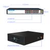 Buy cheap 16 Port PoE Network Switch 16x10/100/1000mbps POE Port 2x1000mbps SFP UP Link Port from wholesalers