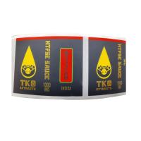 Buy cheap RoHS 70mm Width Gold Foil Custom Stickers For 10ml Dropper Bottle product