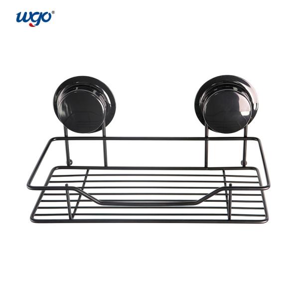 Buy cheap Damage Free Mounting No Drilling Hole Needed Shower Caddy Self Adhesive Bath Accessories Chrome Holder from wholesalers