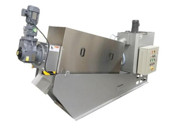 Buy cheap Stainless Steel Sludge Dewatering Machine , 10000L/H Screw Press Wastewater Treatment from wholesalers