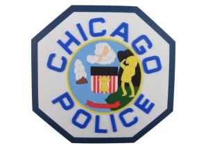 China Custom Chicago Police 2D PVC Coaster, Custom Drink Coasters For Beverage, Beer on sale