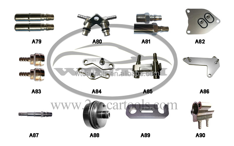 Silver ATF Adapter Kit Connector For ATF Machine 105 Models Easy To Use