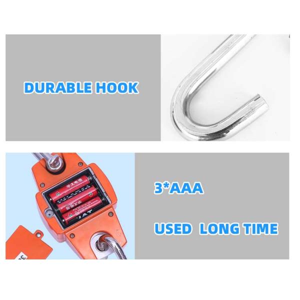 Customized Support LCD Display Beichen Electric Hanging Crane Luggage Weight Scale 300kg Mini Crane Scales