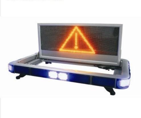 Buy cheap Words Edit Led Warning Light Bar And Led Screen Display Full Color from wholesalers