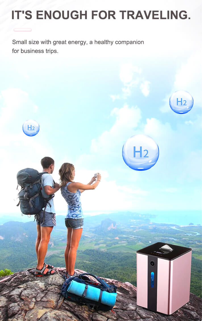 Promoting Cardiovascular Health Low Flow Rate Hydrogen Inhalation Machine 150ml WEIZI