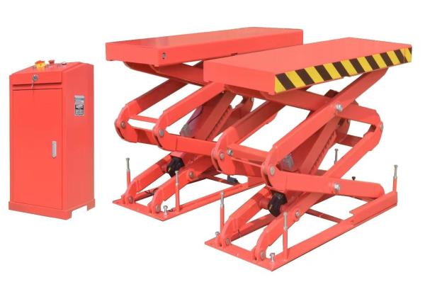 Buy cheap Double Cylinder Scissor Alignment Rack 5000lbs Portable Hydraulic Car Lift from wholesalers