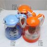 Buy cheap Eco-friendly food grade heat resistant glass teapot with filter, glass water bottle with handle from wholesalers