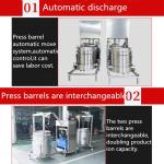 Commercial Hydraulic Cold Press Juicer with 50-500T Cylinder Pressure 1650*942