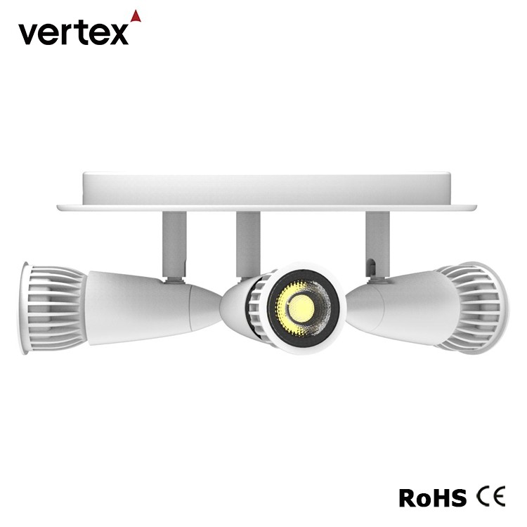 180 Degree Rotation COB Ra80 LED Track Spotlights IP20
