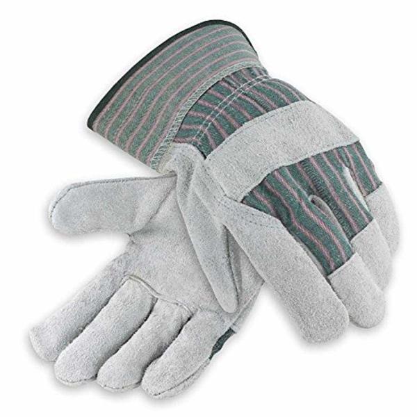 Buy cheap Heavy Shoulder Rubberized Palm Leather Work Gloves 10.5'' OEM ODM from wholesalers
