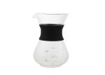 Transparent Glass Drip Coffee Pot / Coffee Maker Glass Pot With Silicone Band