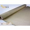 Buy cheap Yellow Flame / Spark Resistant Fire Fiberglass Welding Blanket Roll Fabric Vermiculite Coated from wholesalers