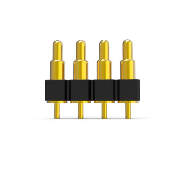 Buy cheap Single Row 4 Pin Pogo Connector Customized Spring Loaded Connectors 2.54mm Pitch For Health Care from wholesalers