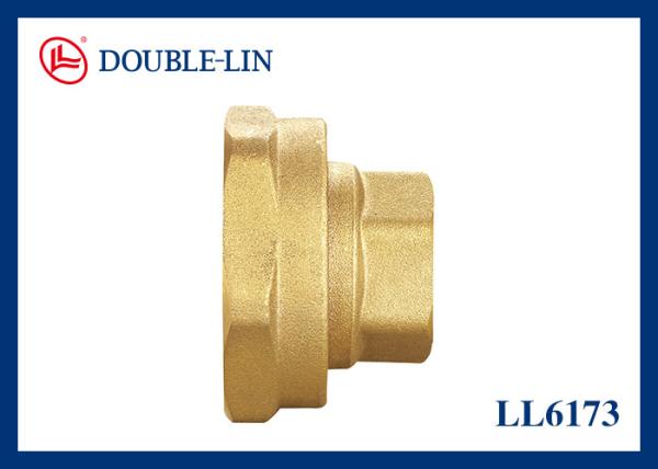 Buy cheap 2 Piece Straight Connector Flat Washer Brass Threaded Fittings from wholesalers