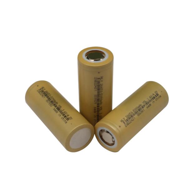 Deep Cycle NMC Lithium Cylindrical Battery Cells 1500 Times 26650 High Rate