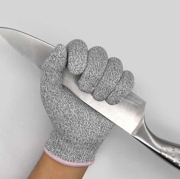 HPPE PU Coated Cut Resistant Safety Work Gloves Level 5 Anti Cut Gloves for