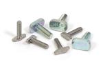 Black zinc carbon steel hex head full threaded bolts and nut fasteners