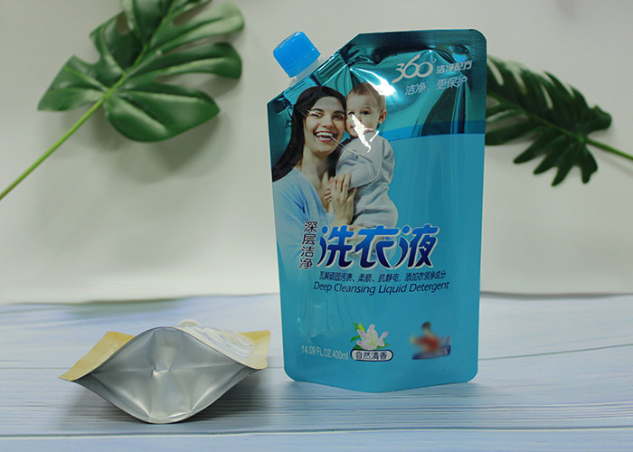 Plastic Liquid Spout Bags / Resuable Wine Doypack 50ml To 3L With Spout