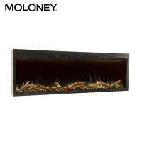Buy cheap 2040mm Glass Fronted Wall Mounted Electric Fires Linear In Wall Gentle Warm-Air product