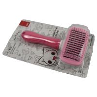 Buy cheap Massaging Shell Shedding Pet Comb Brush Steel Button That Cuts Hair Removal product