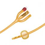 Silicone Coated Foley Catheter 2 Way Antimicrobial Latex Female Medical