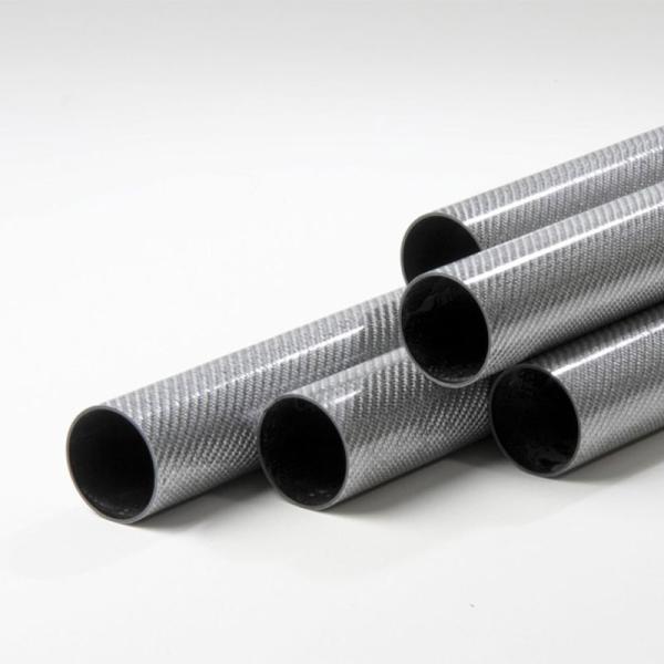 Buy cheap Excellent Strength Carbon Fiber Round Tube 3K Glossy Twill Surface from wholesalers