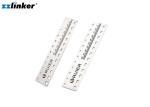 Measure Dental Ruler Autoclave Autoclave Sliver / Blue Color One Year Warranty