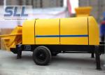 Various Colors Electric Concrete Pump , Small Portable Concrete Pump