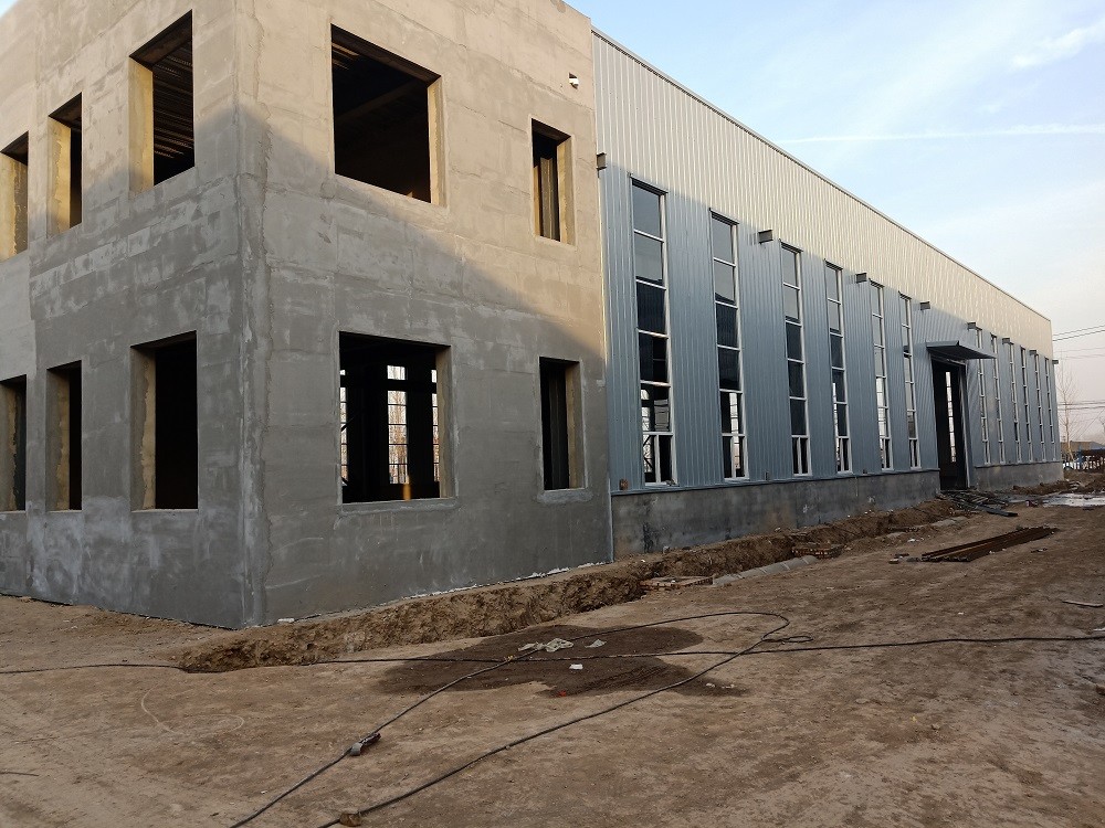 H Section Beam Prefabricated Metal Warehouse Aluminum Alloy Window
