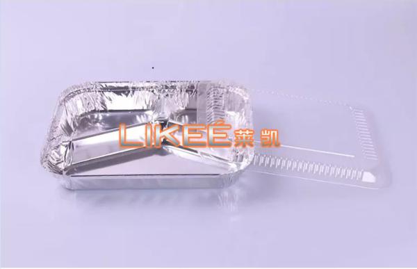 Buy cheap Silver Color 1800ml Aluminium Foil Food Container Multiple Compartment from wholesalers