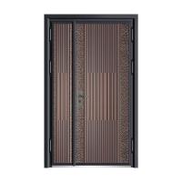 Buy cheap New design iron villa exterior entry steel security door models product