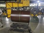 Bronze RAL8019 PPGL Used For Gutter Pre-Painted Galvalume Steel AZ80 0.40*1225